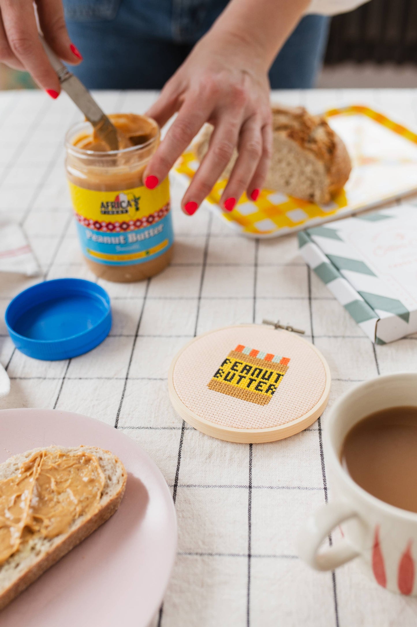 Peanut Butter Cross Stitch Kit