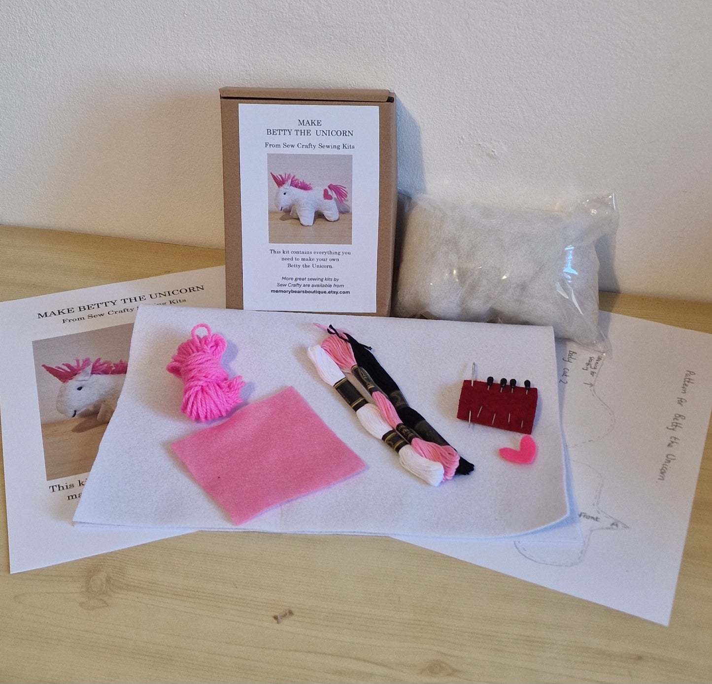 Betty the Unicorn Sewing Kit