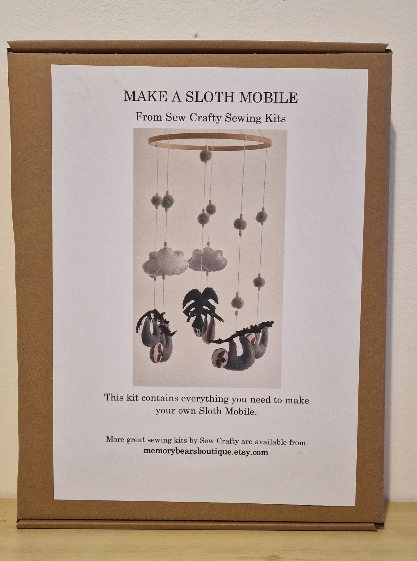 Sloth Mobile Sewing Kit.