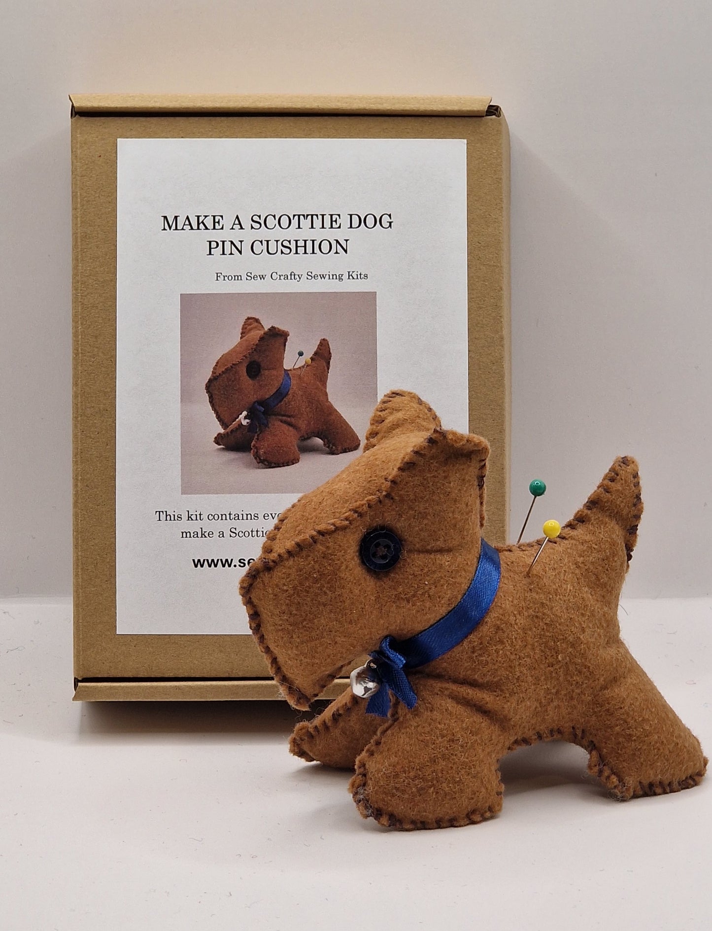 Scottie Dog Pin Cushion Sewing Kit.