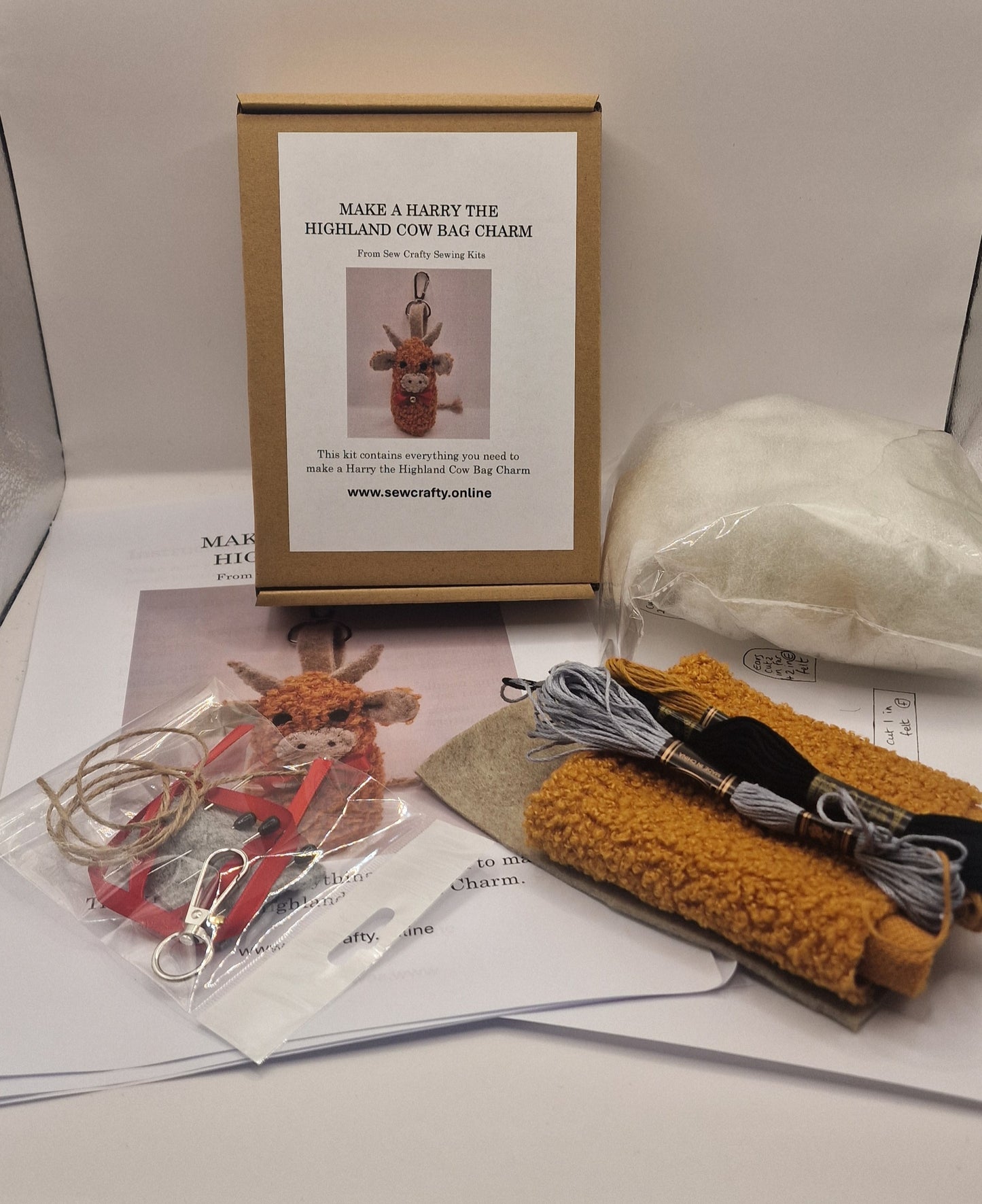 Harry the Highland Cow Sewing Kit