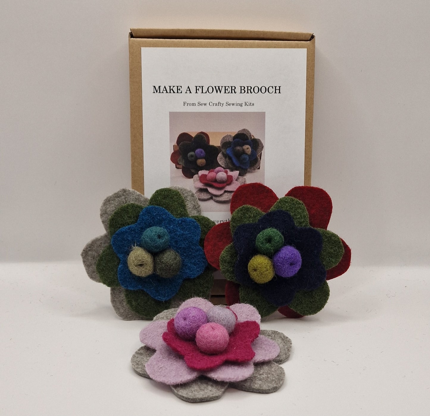 Flower Brooch Sewing Kit.