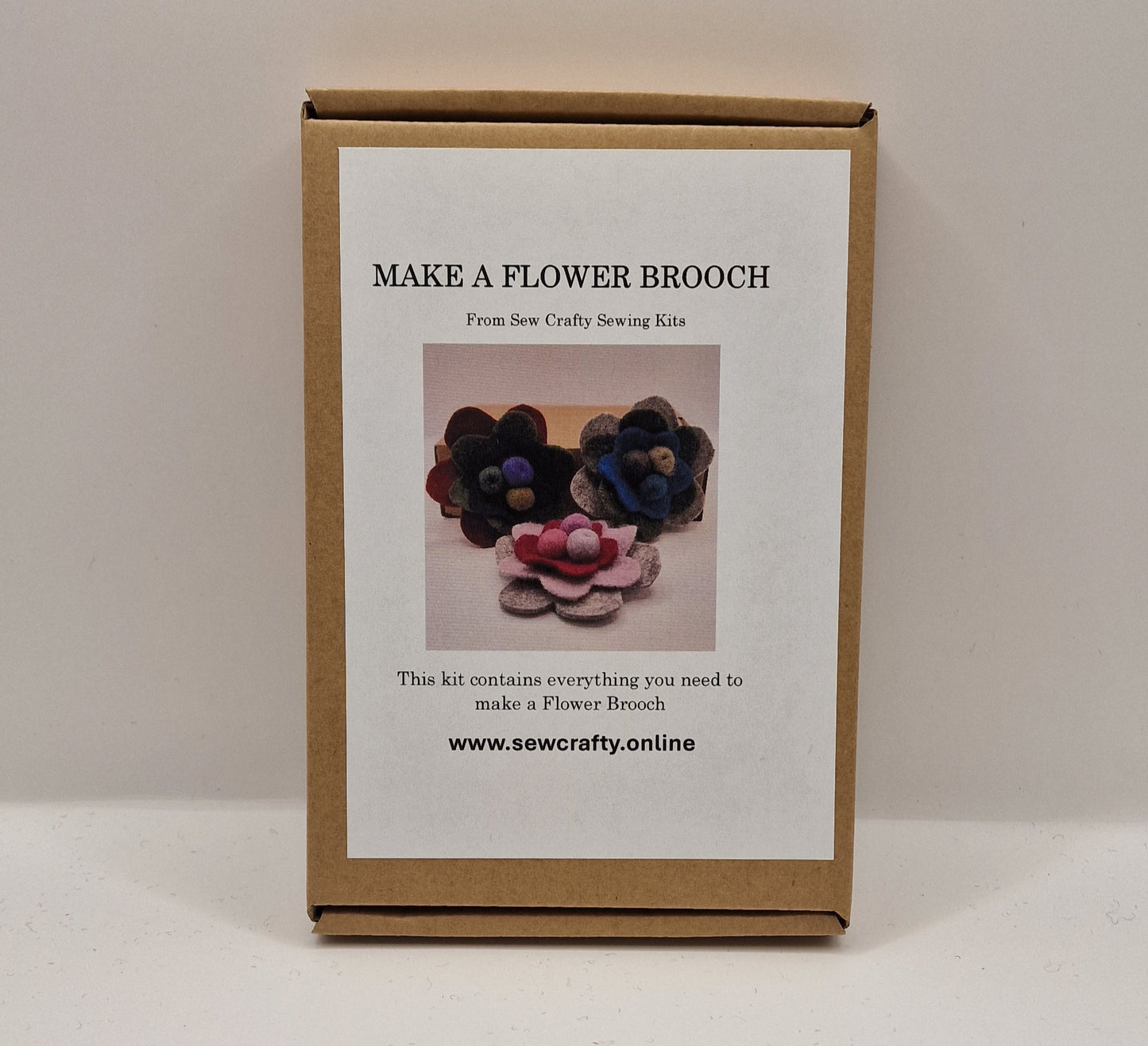 Flower Brooch Sewing Kit.