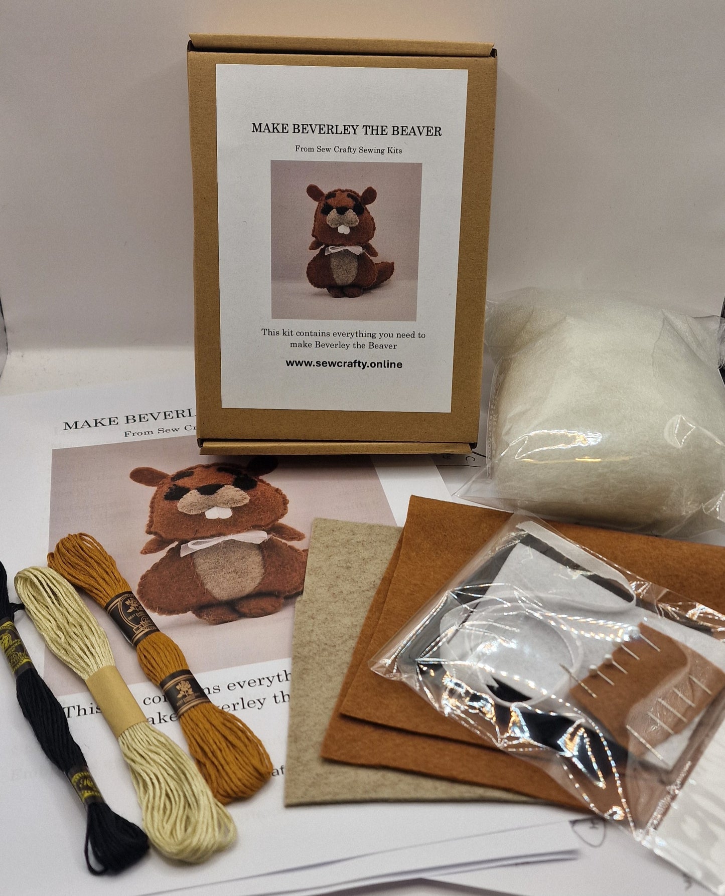 Beverley the Beaver Sewing Kit.