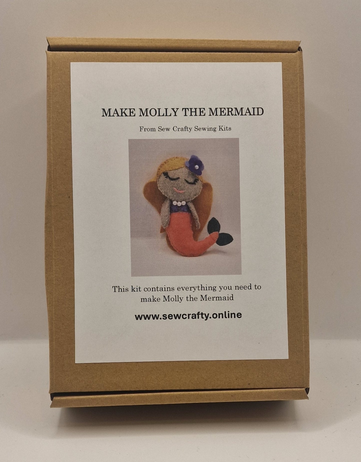 Molly the Mermaid Sewing Kit.