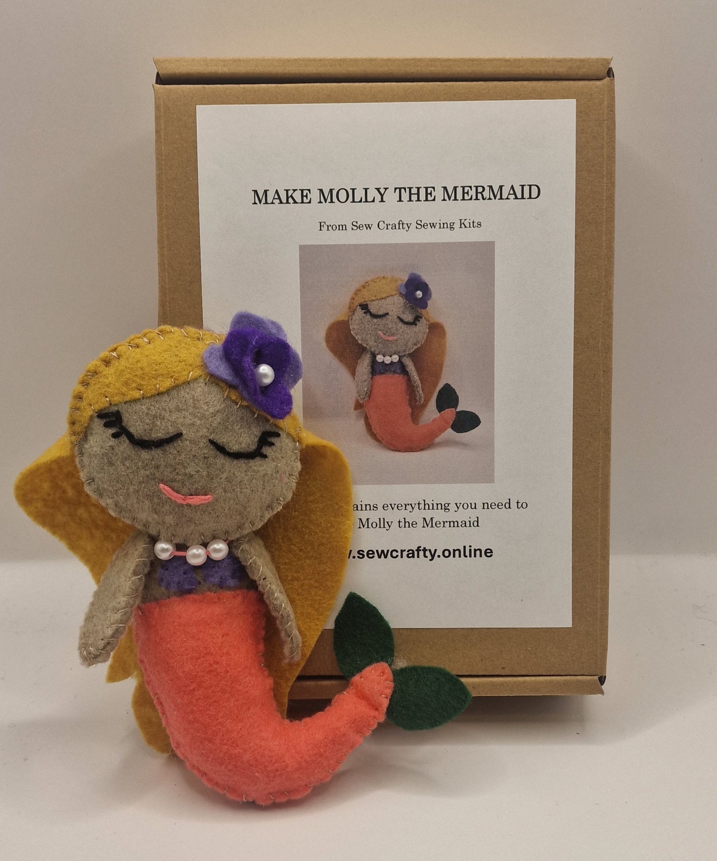 Molly the Mermaid Sewing Kit.