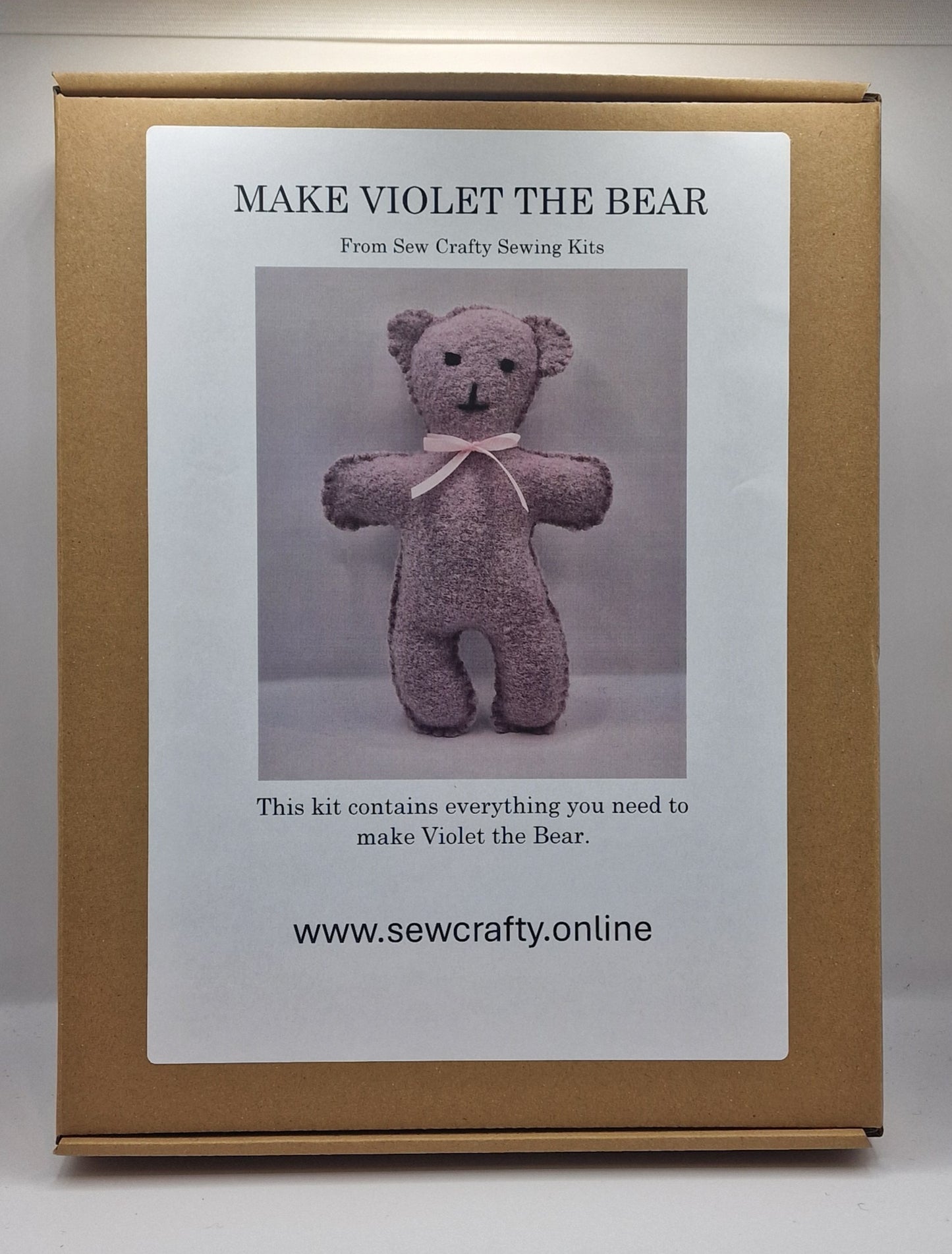 Violet the Bear Sewing Kit.