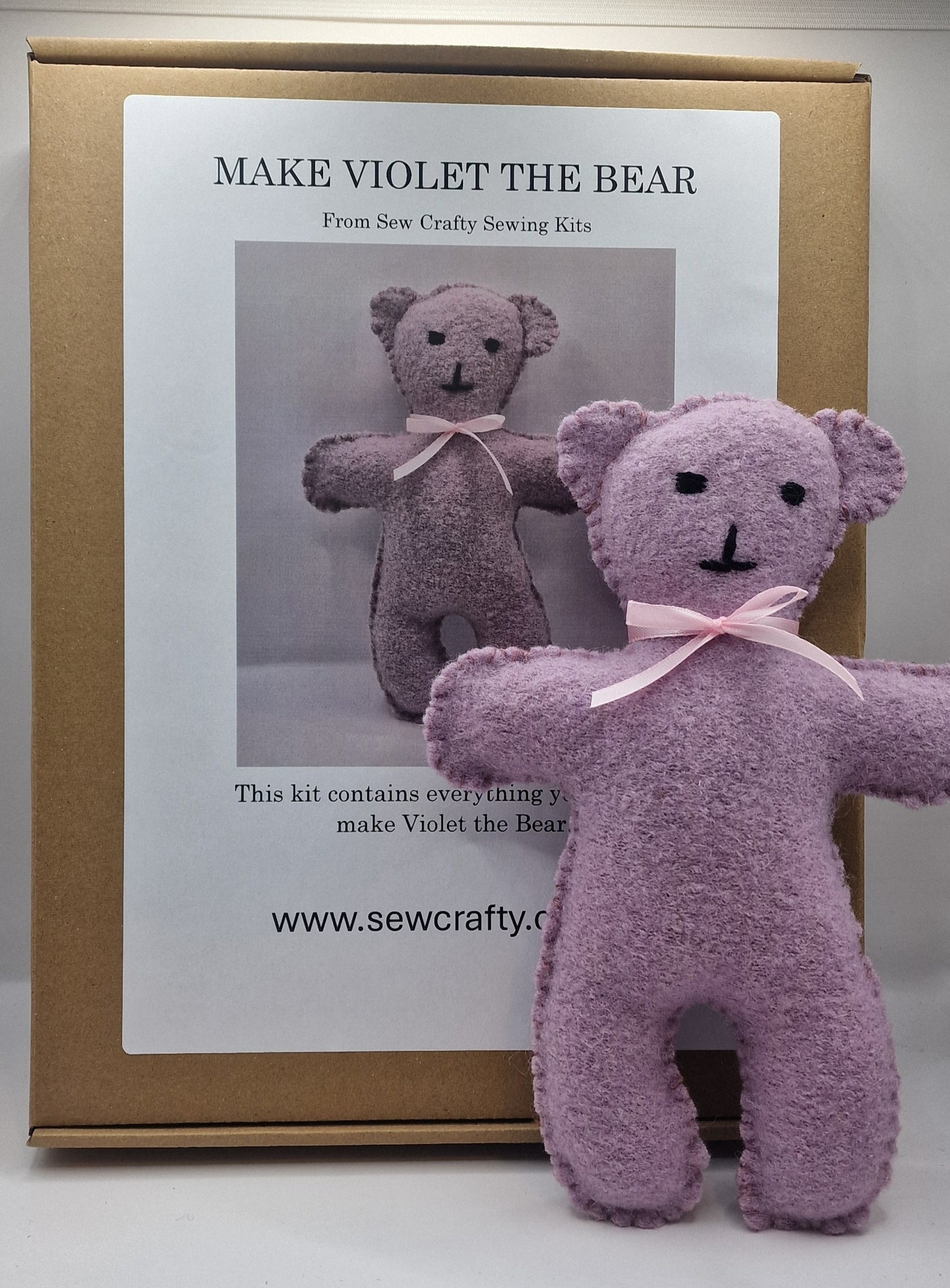 Violet the Bear Sewing Kit.