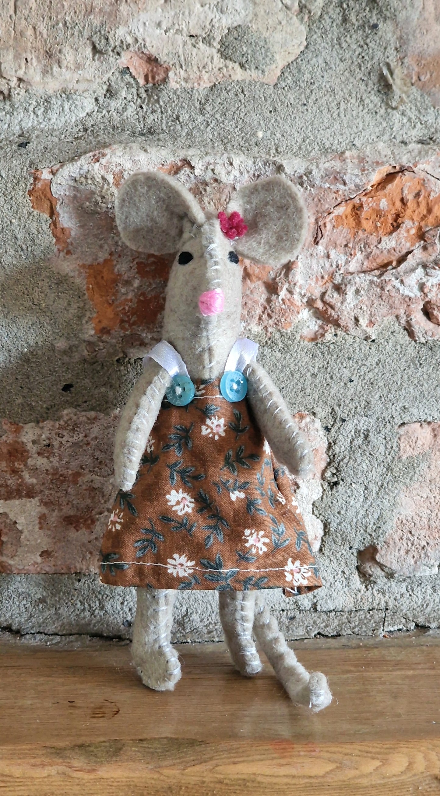 Hand Sewn Church Mice.