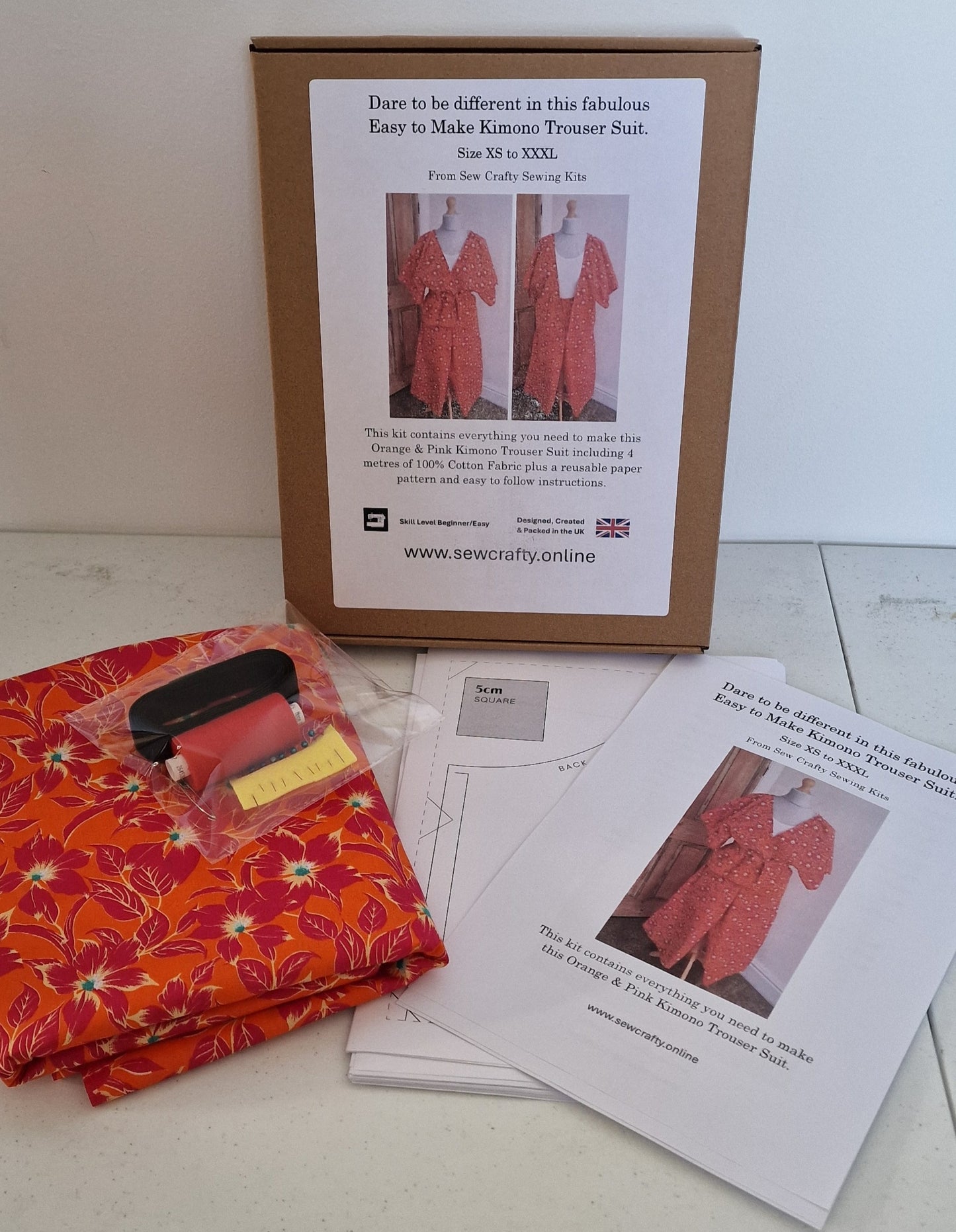 Kimono Trouser Suit Sewing Kit.