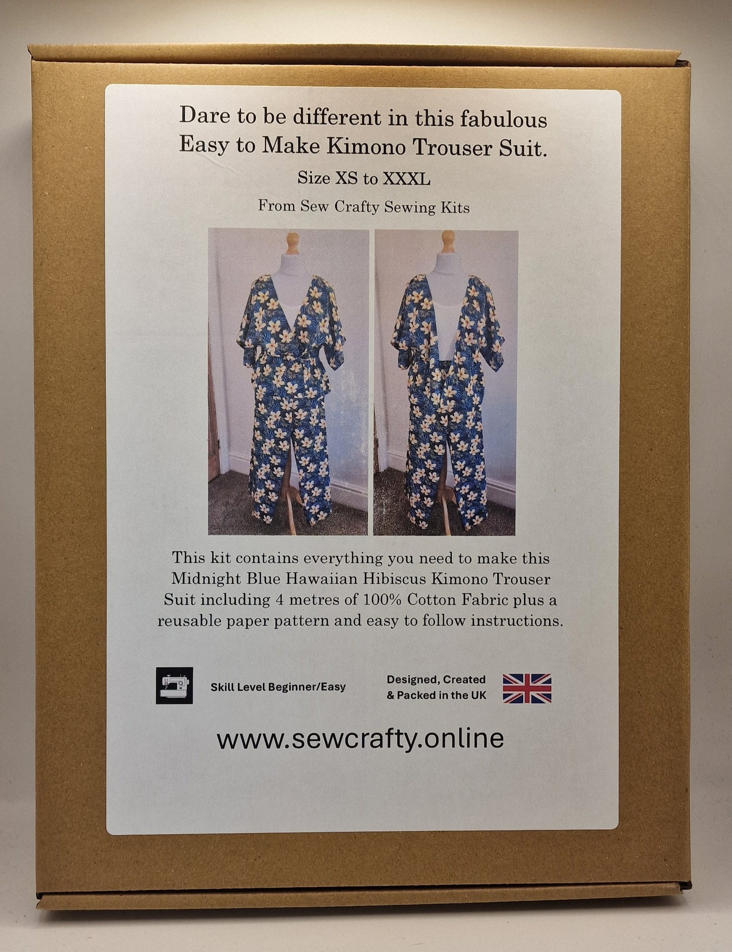 Kimono Trouser Suit Sewing Kit.
