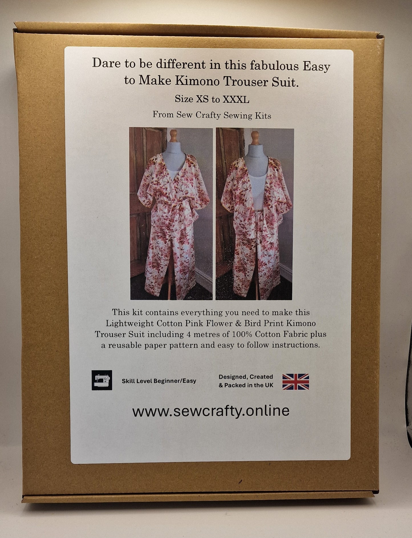 Kimono Trouser Suit Sewing Kit.