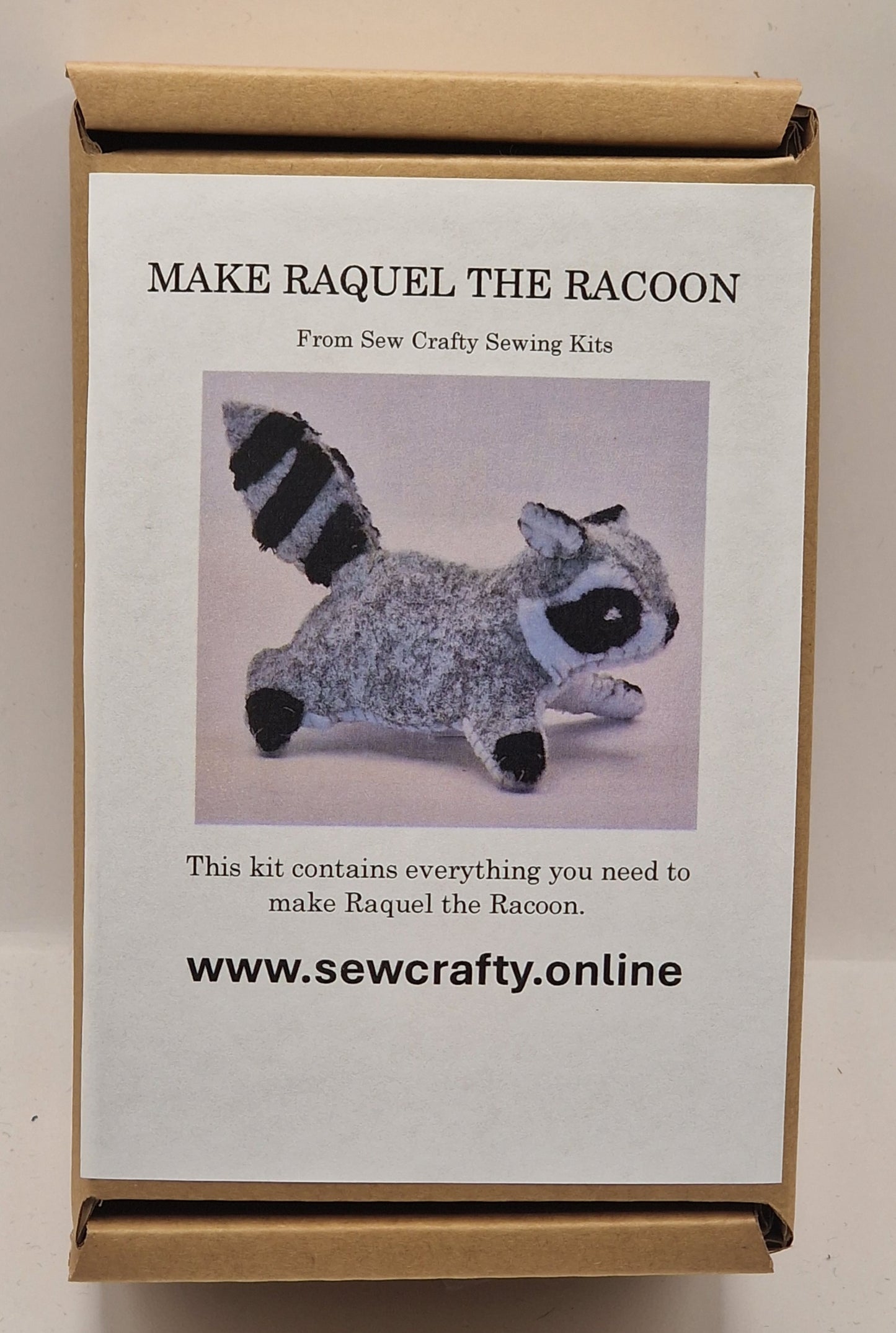 Raquel the Racoon Sewing Kit.