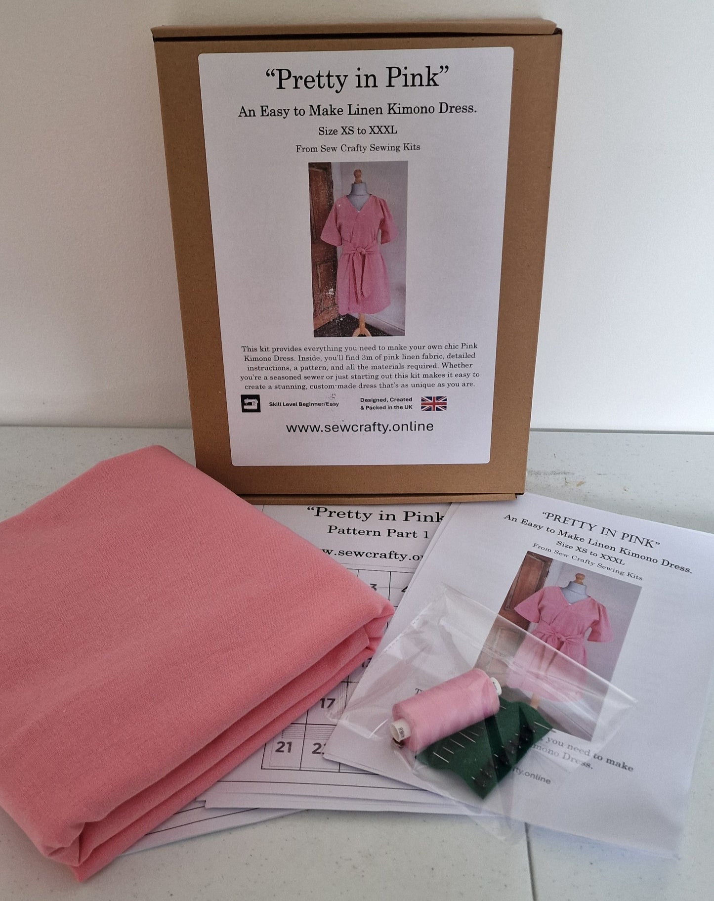 Kimono Dress Sewing Kit.