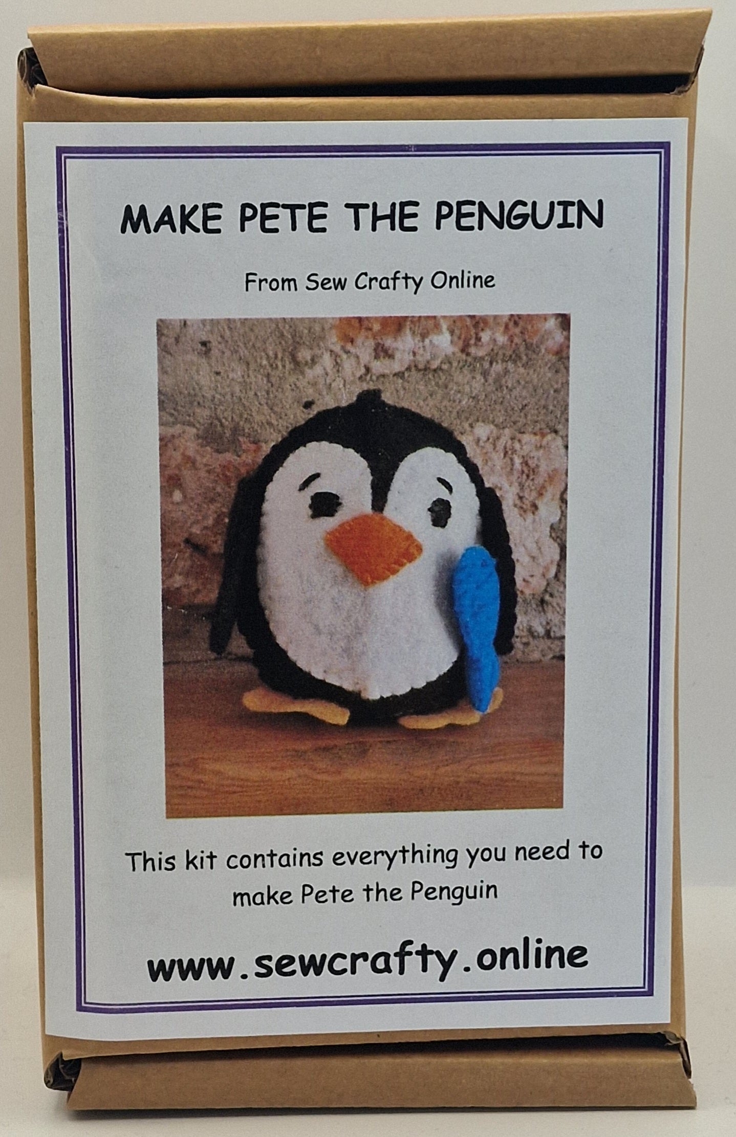 Make Pete the Penguin Sewing Kit