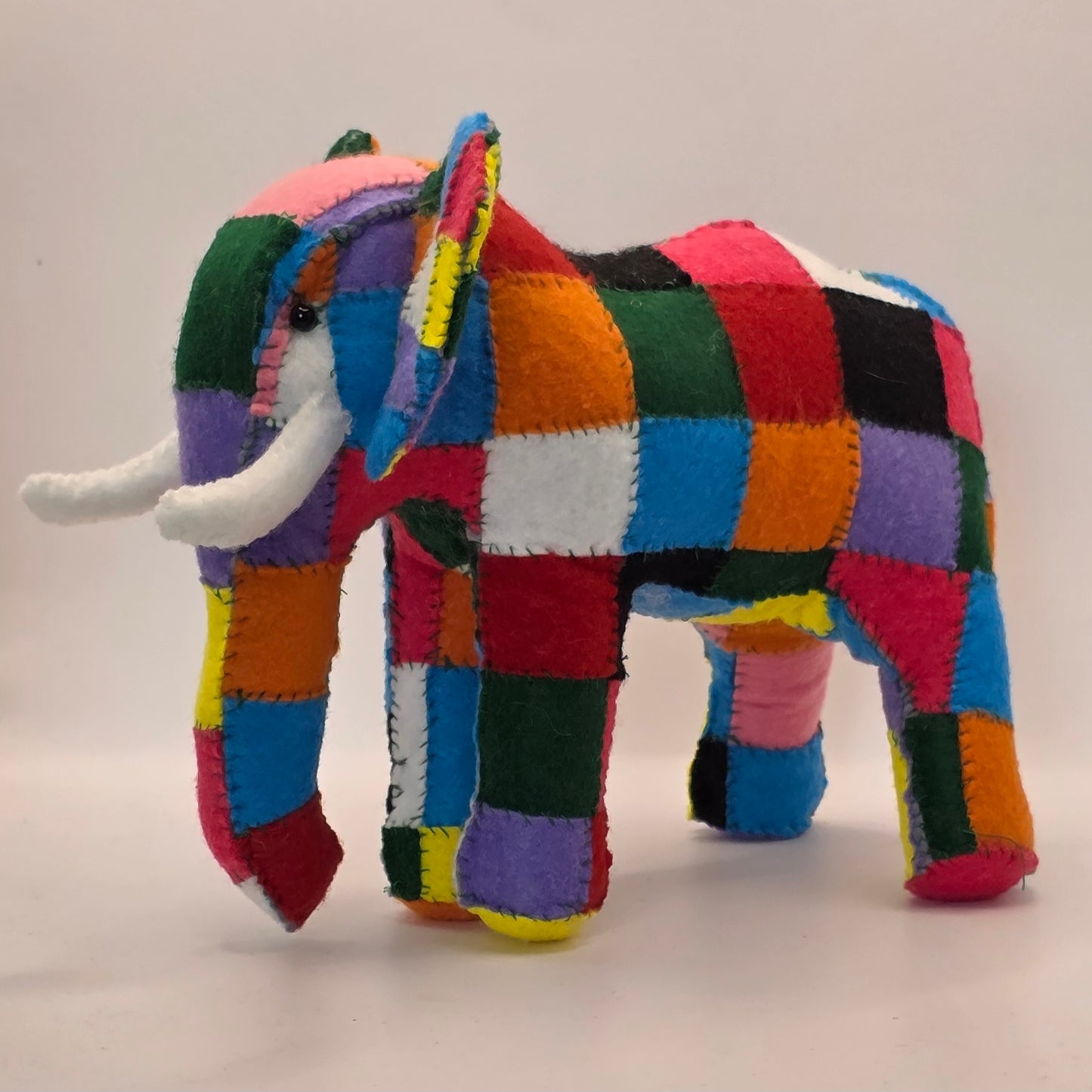 Patchwork Elephant Sewing Kit