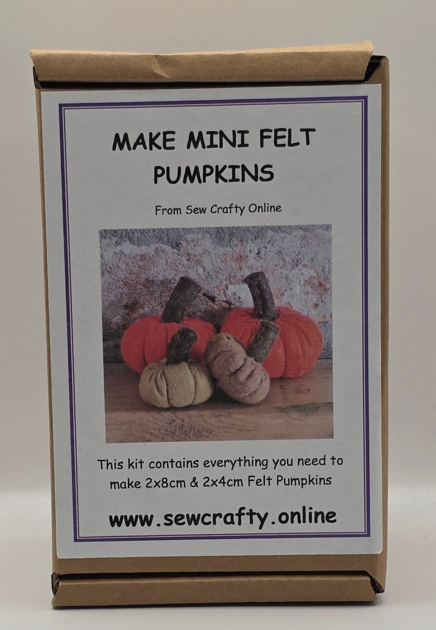 Make Mini Felt Pumpkins Sewing Kit