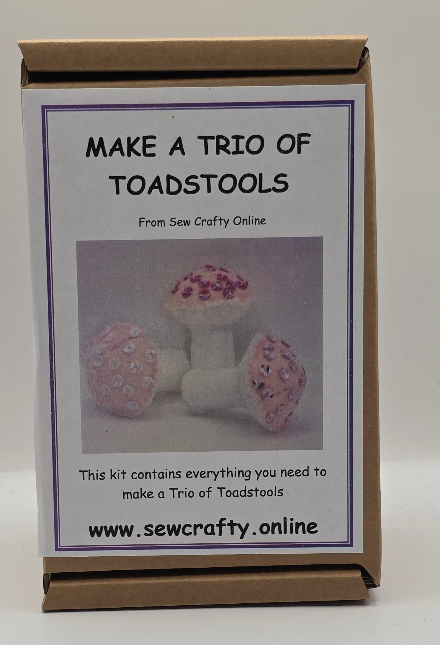 Trio of Toadstools Sewing Kit