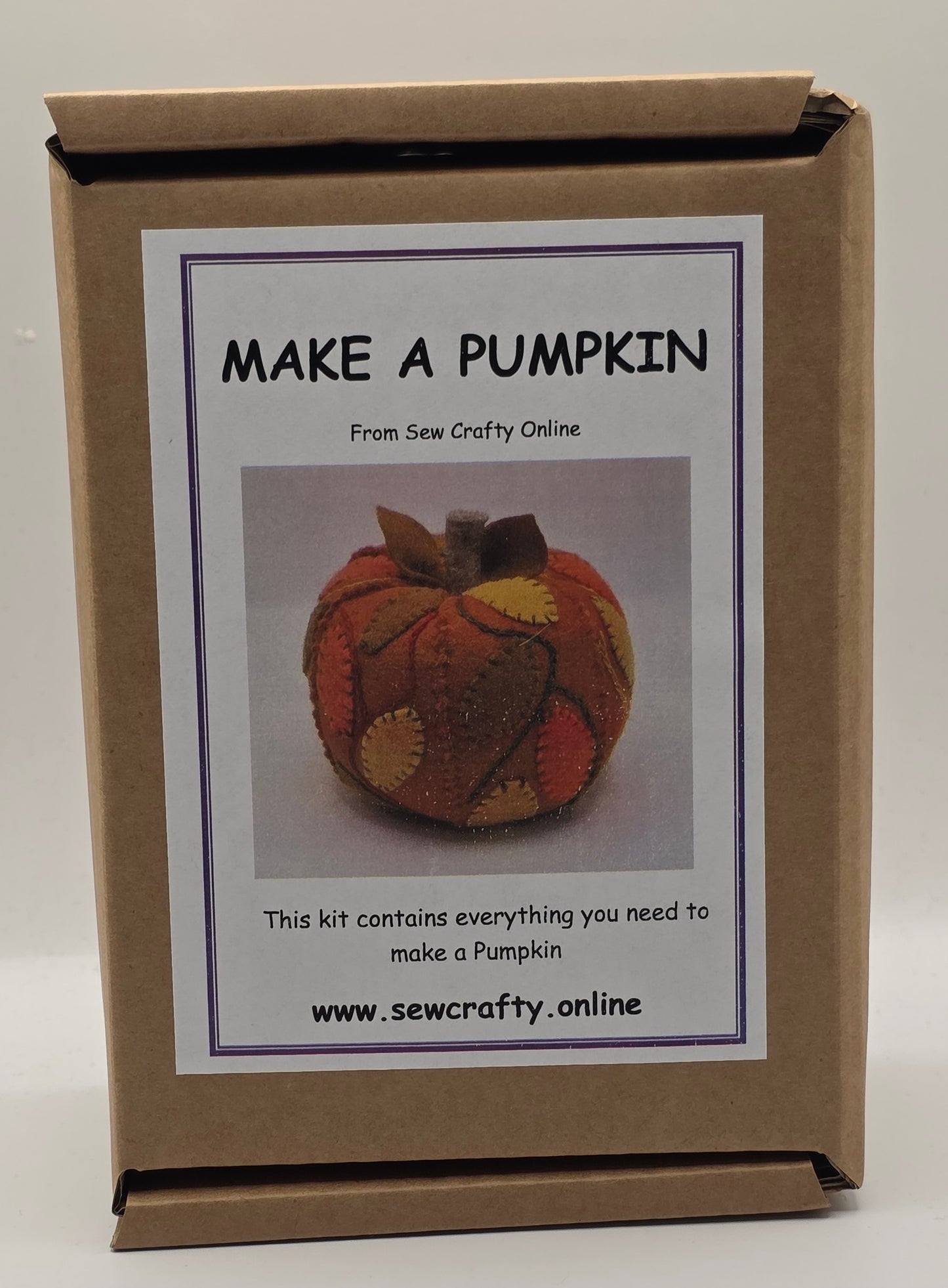 Make a Pumpkin Sewing Kit