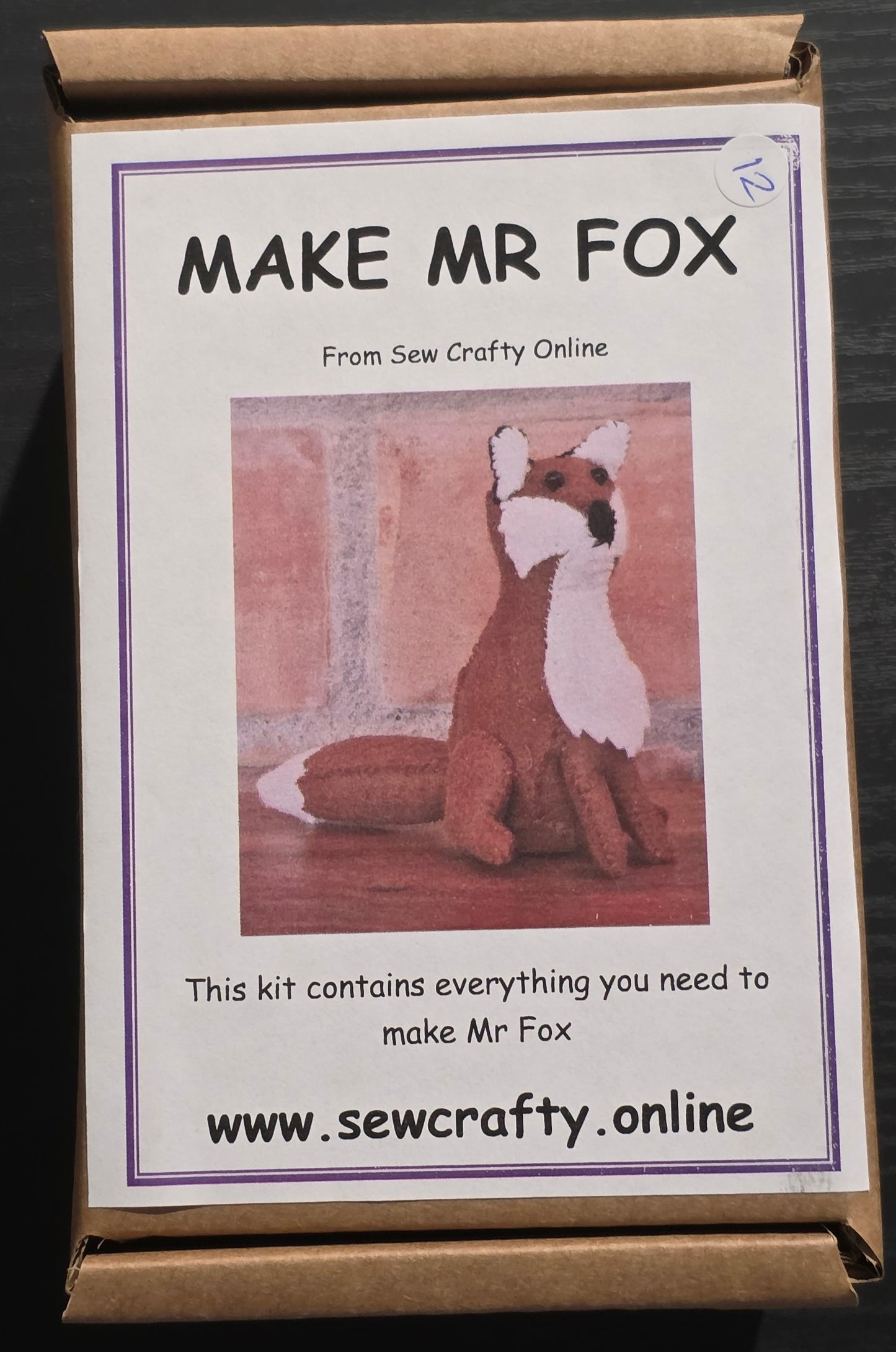Make Mr Fox Sewing Kit