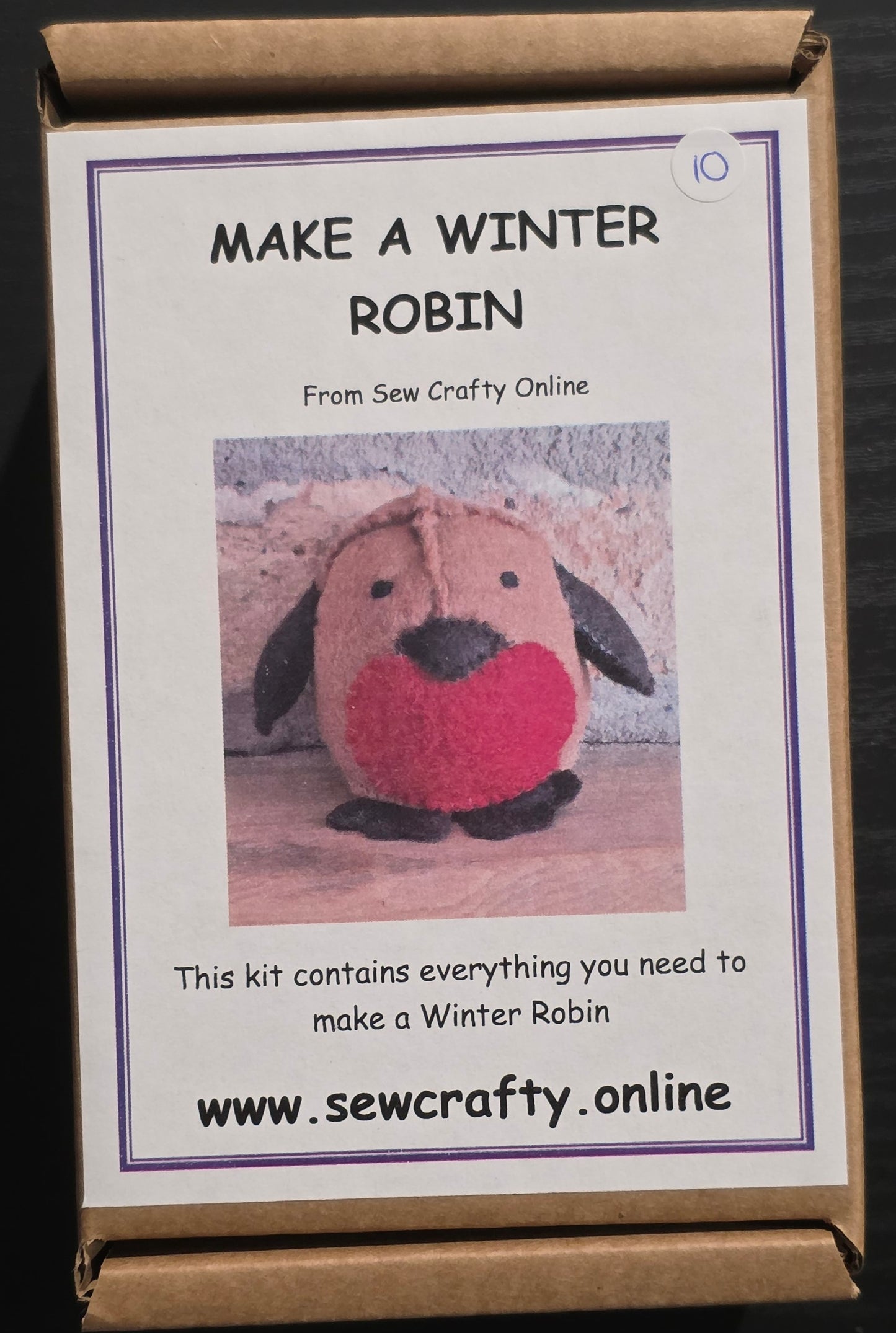 Make a Winter Robin Sewing Kit