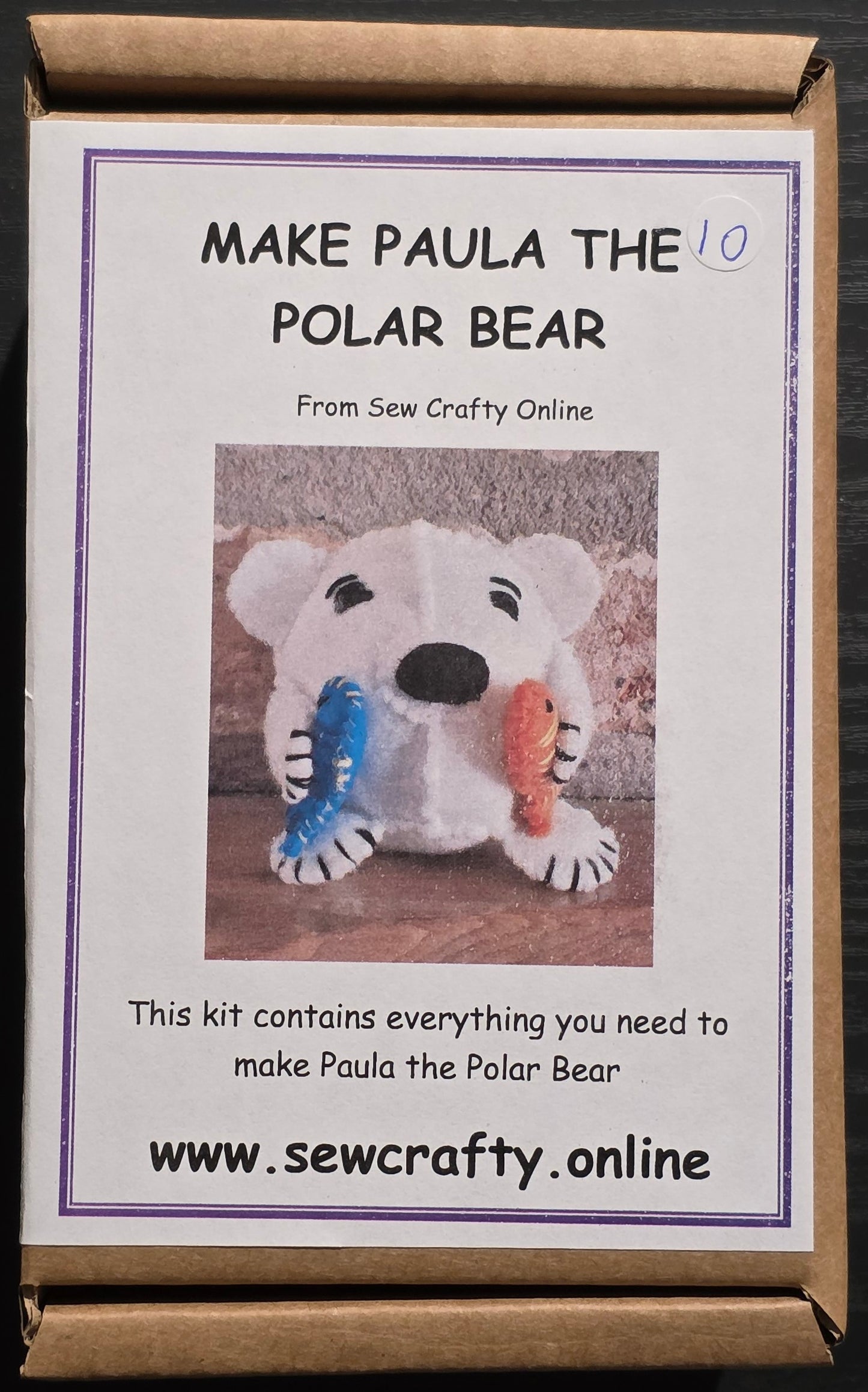 Make Paula the Polar Bear Sewing Kit