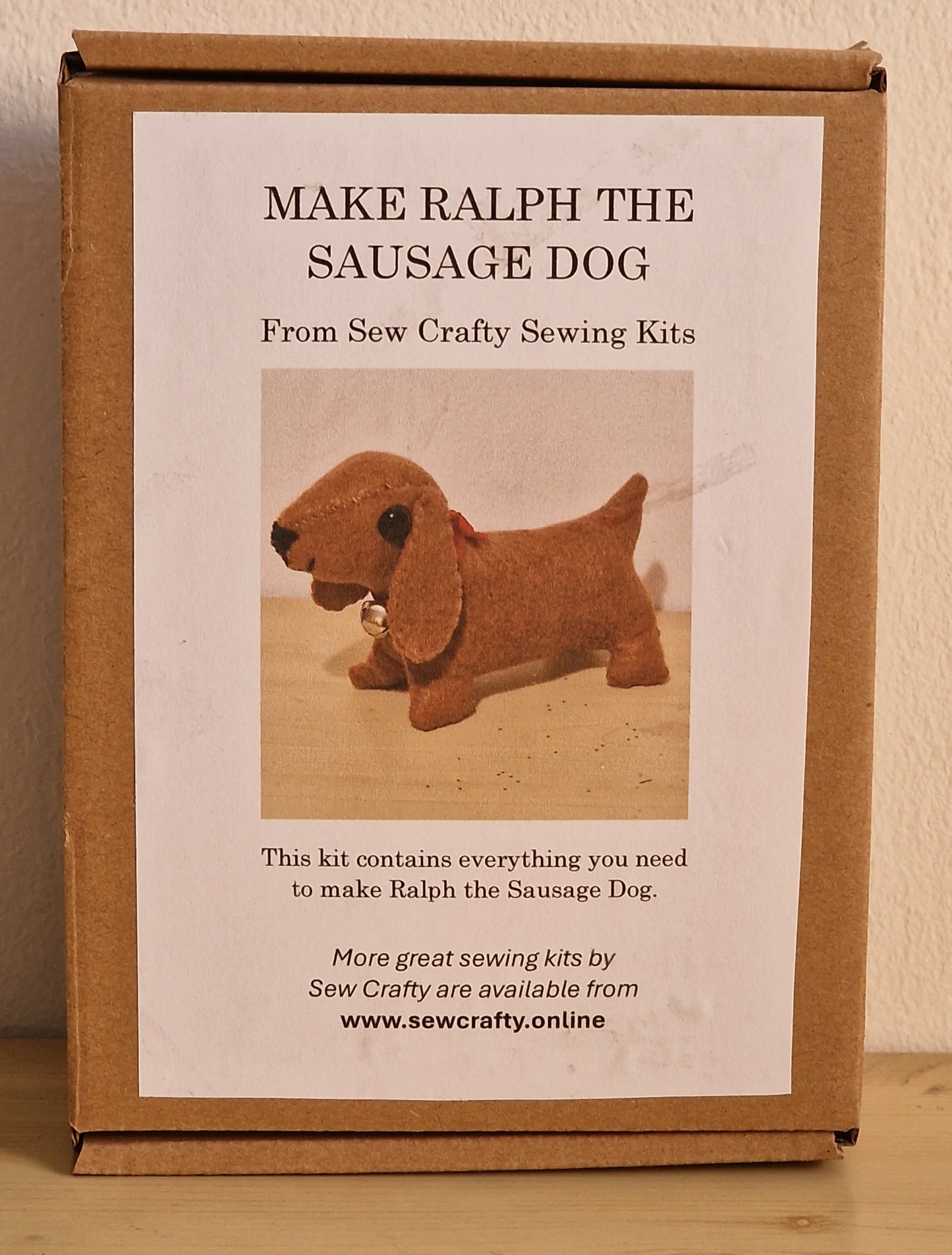 Ralph the Sausage Dog Sewing Kit