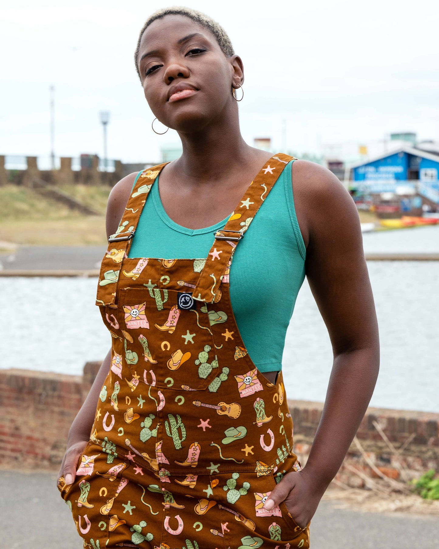 Rebel Romance x Yasmin Cousins Cowboy Stretch Dungarees