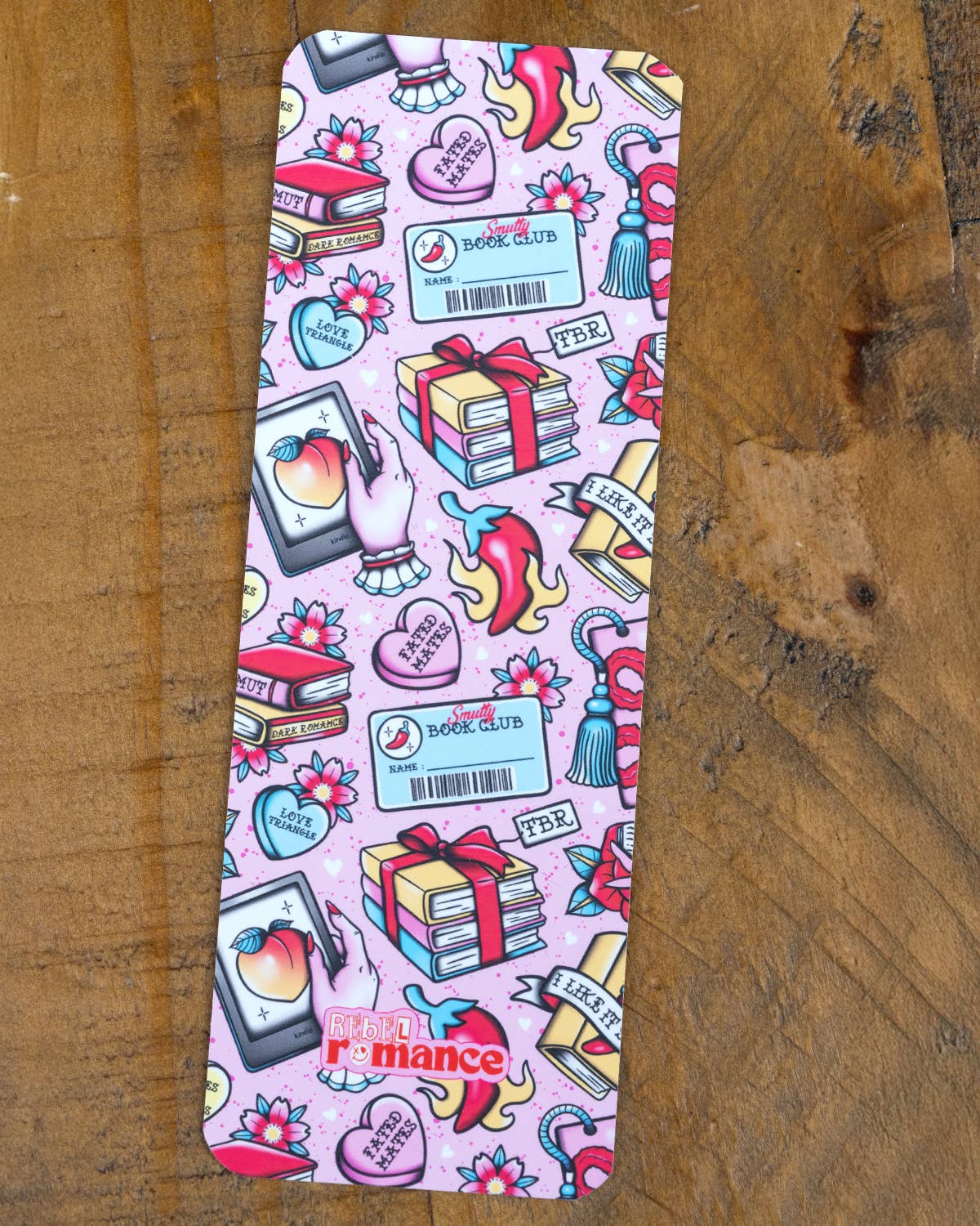 Smutty Book Club Tattoo-Style Bookmark