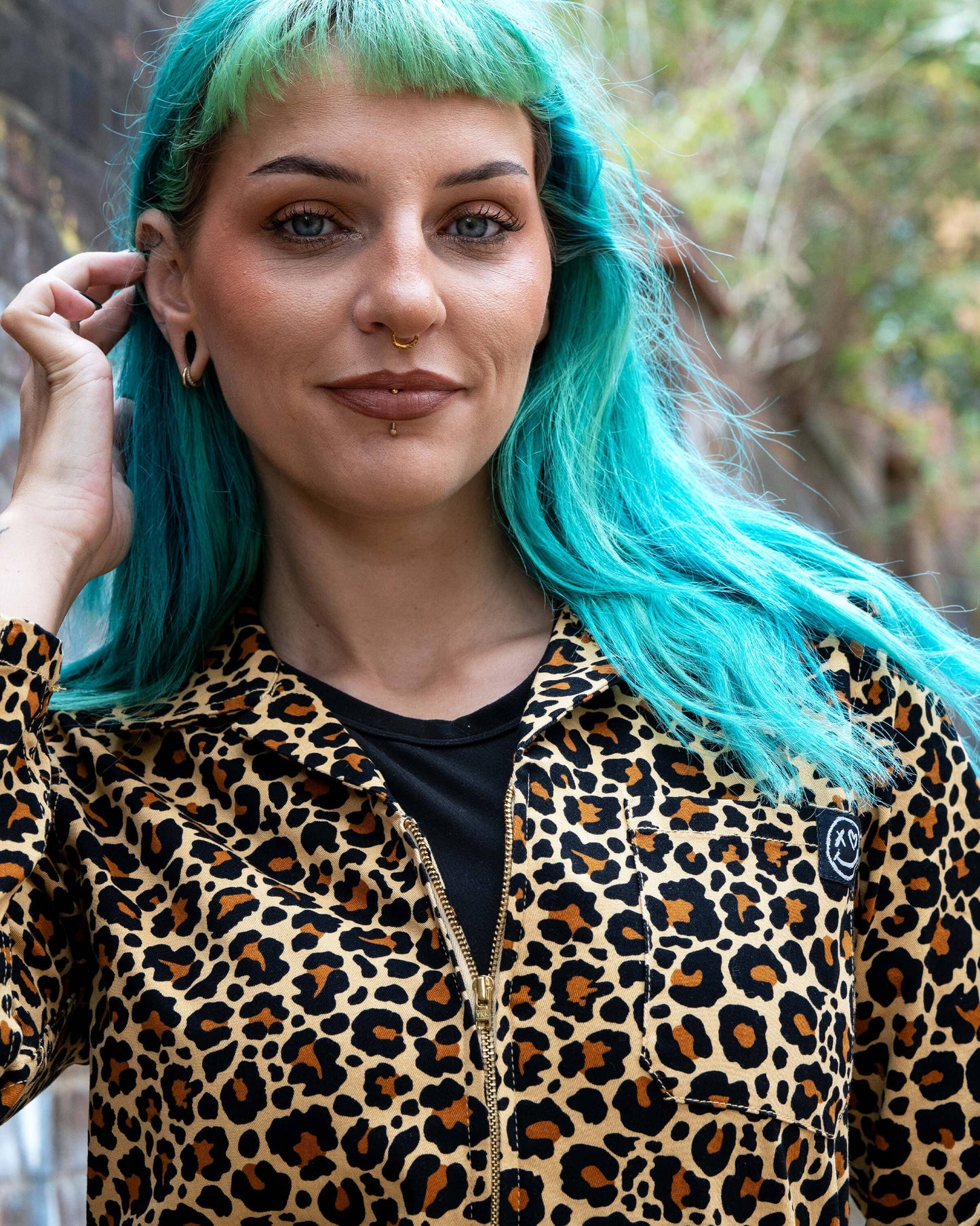 Rebel Romance Classic Leopard Print Boiler Suit