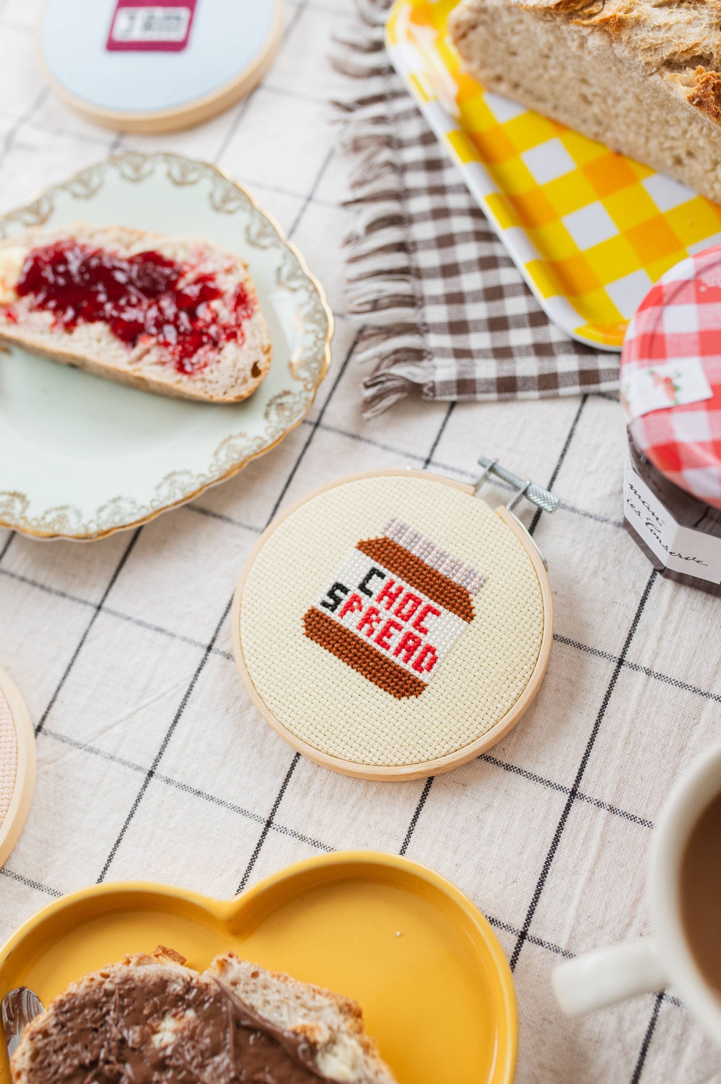 Chocolate Spread Cross Stitch Kit