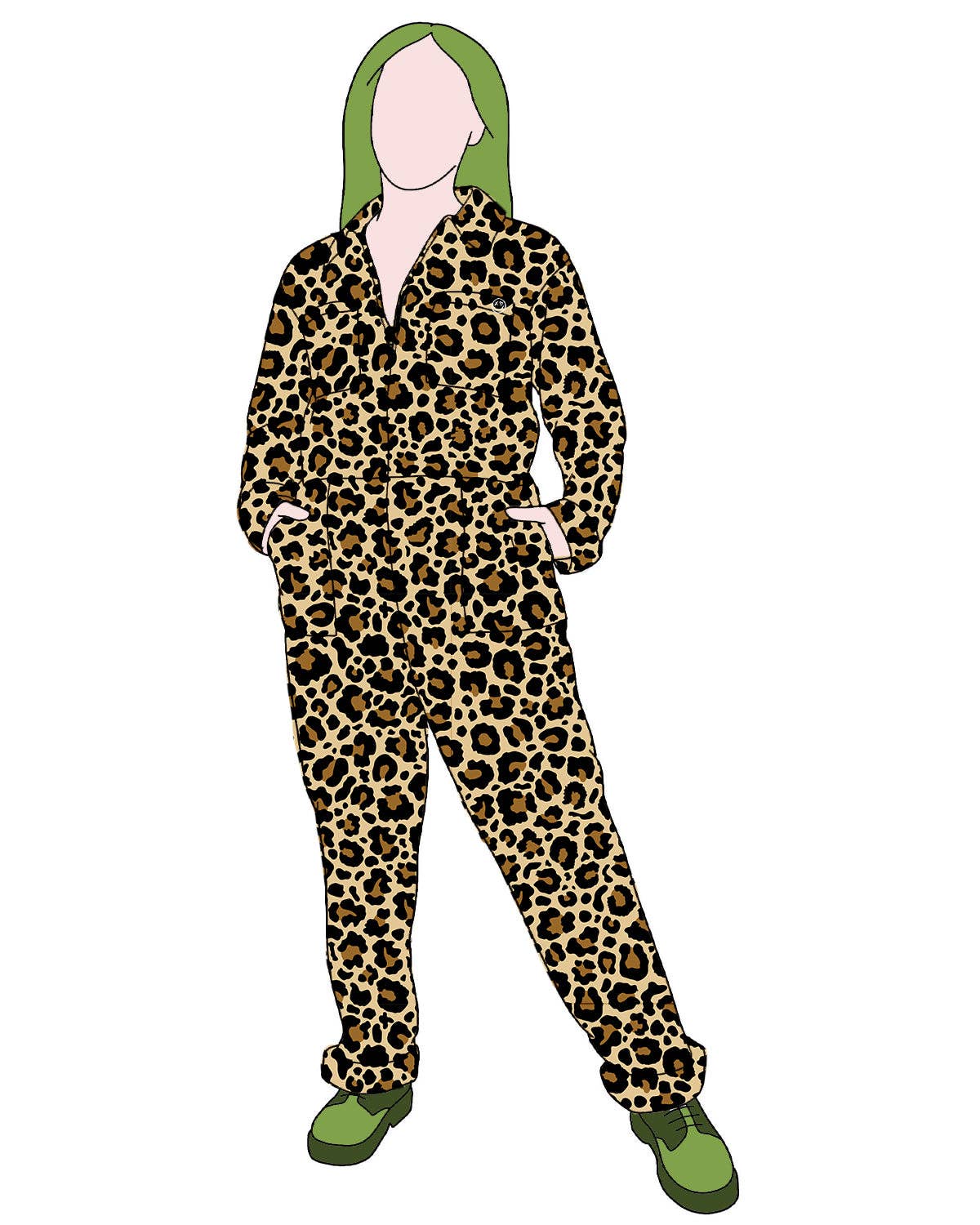 Rebel Romance Classic Leopard Print Boiler Suit