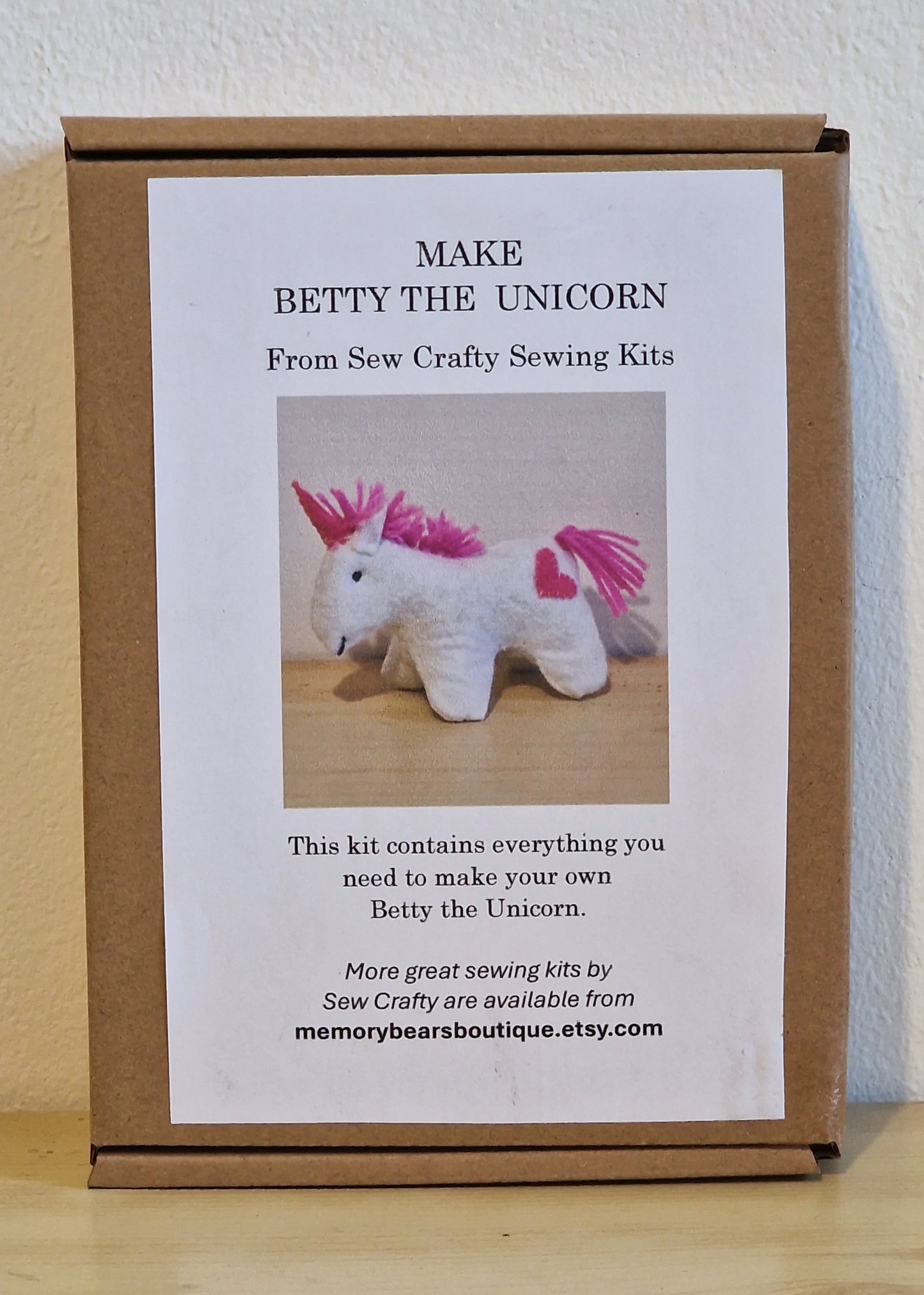 Betty the Unicorn Sewing Kit
