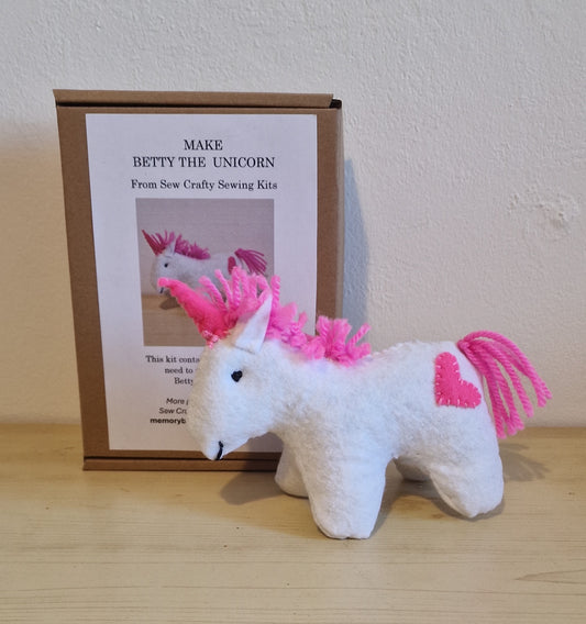 Betty the Unicorn Sewing Kit