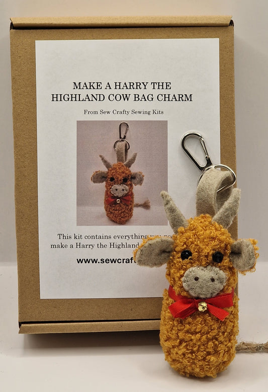 Harry the Highland Cow Sewing Kit