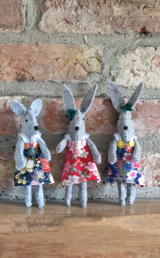Hand Sewn Easter Bunnies
