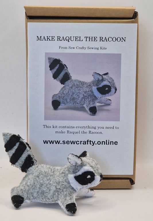 Raquel the Racoon Sewing Kit.