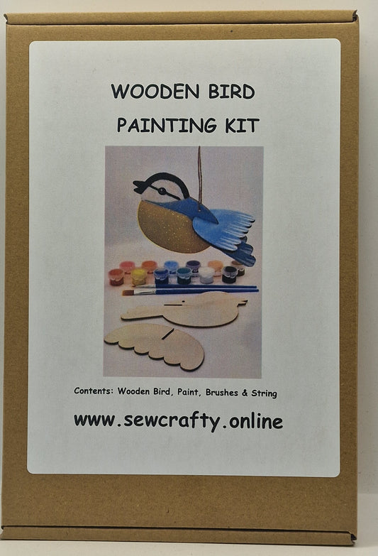Wooden Bird Painting Kit