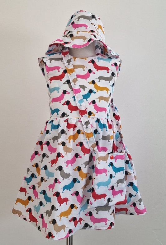 The "Aria" Summer Dress, Hat & Bag Sewing Kit.