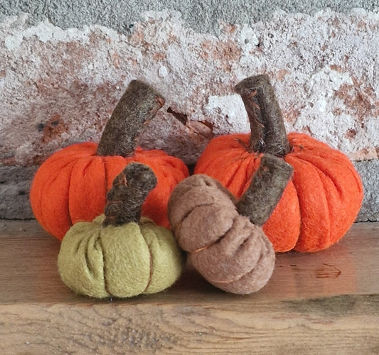 Make Mini Felt Pumpkins Sewing Kit