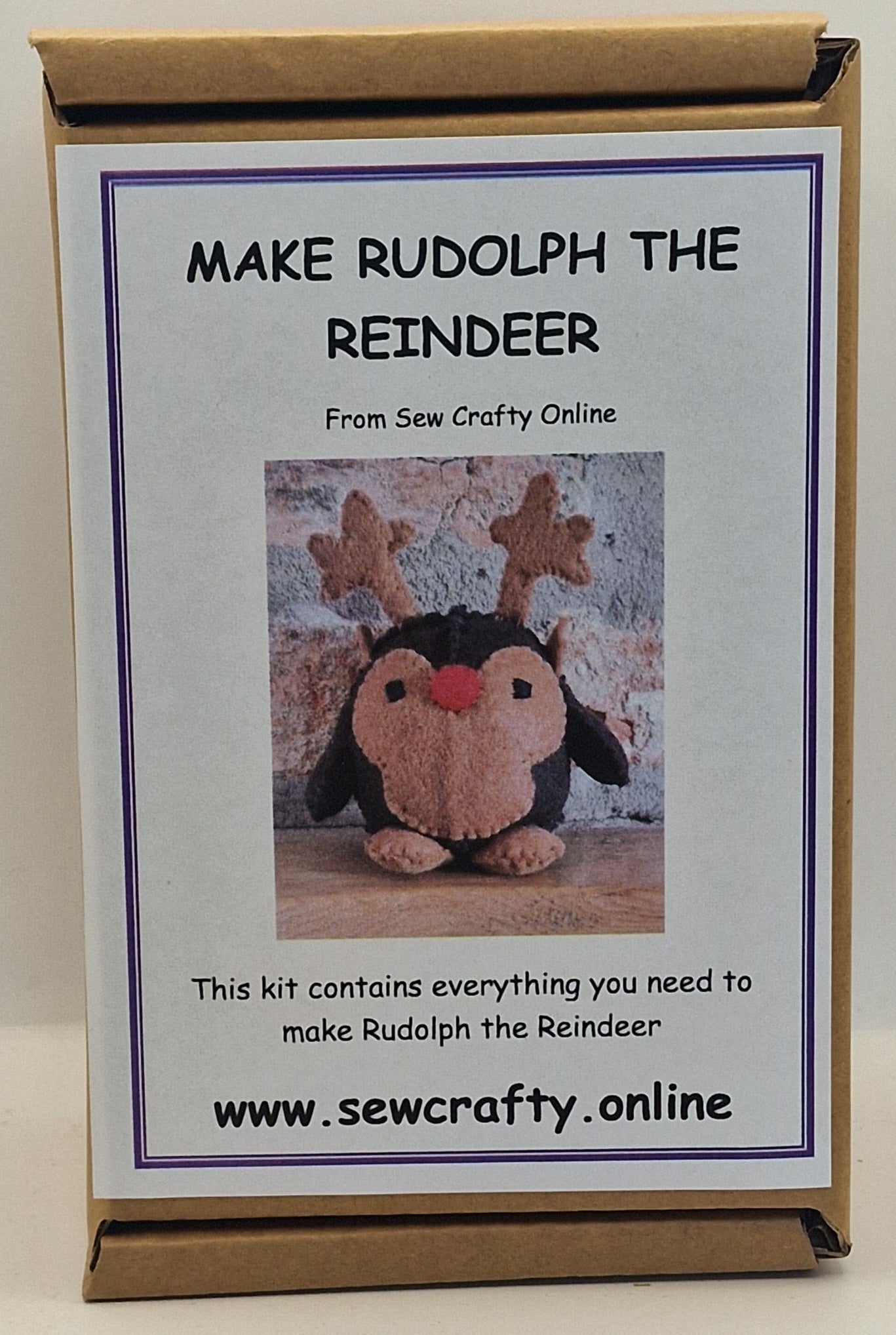 Make Rudolph the Reindeer Sewing Kit