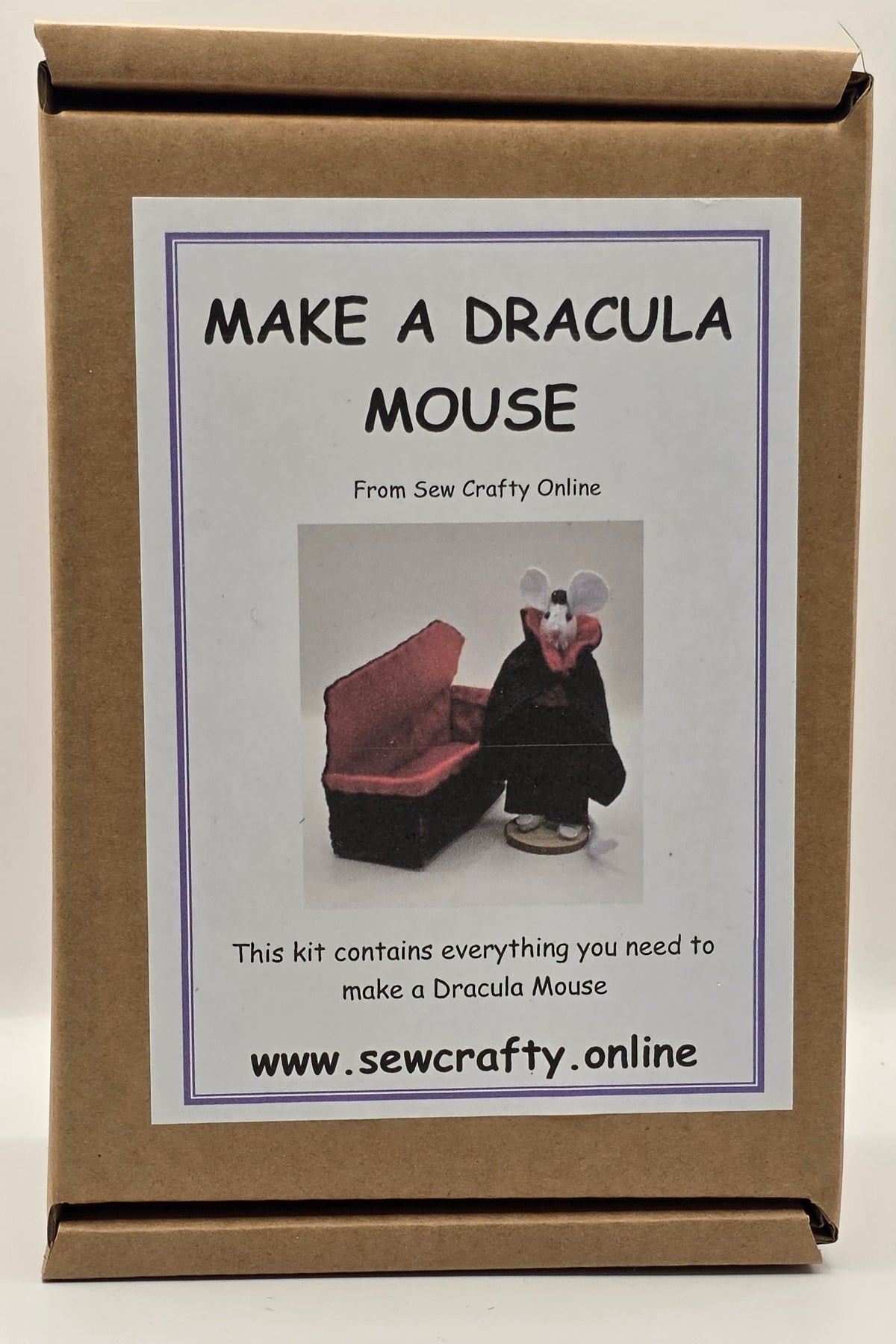 Make a Dracula Mouse Sewing Kit
