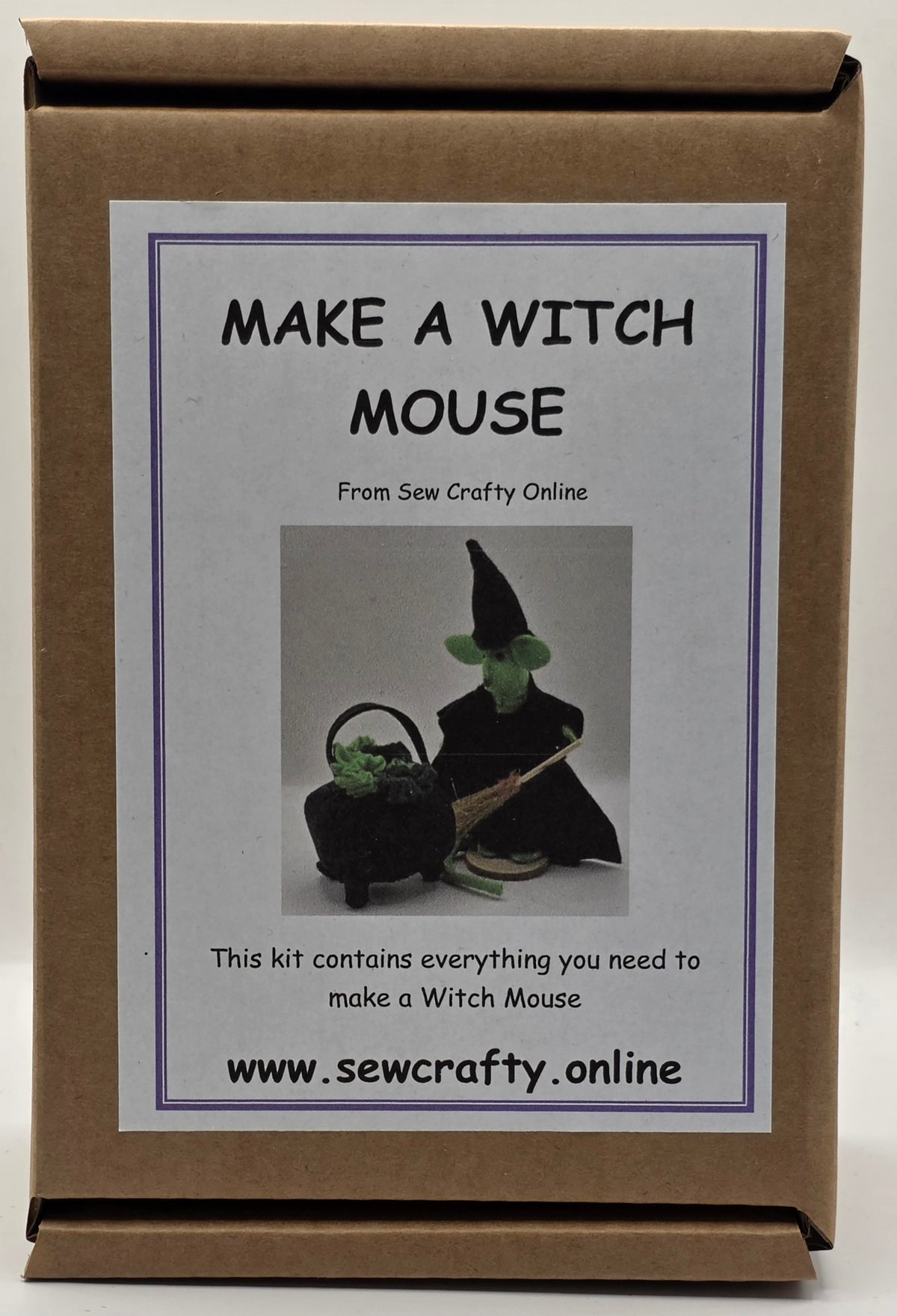 Make a Witch Mouse Sewing Kit