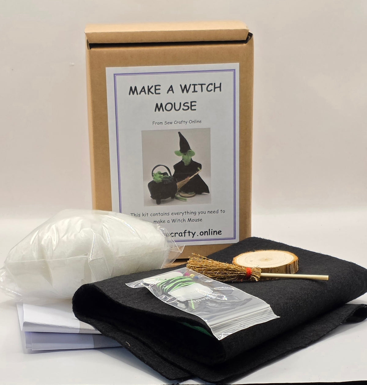 Make a Witch Mouse Sewing Kit
