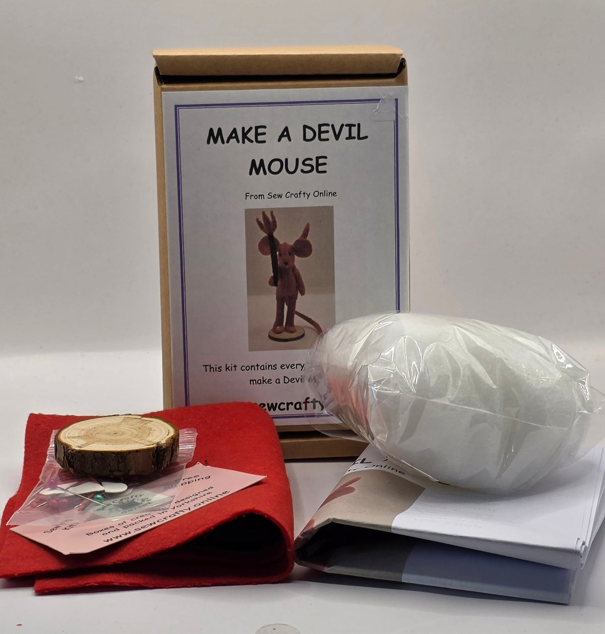 Make a Devil Mouse Sewing Kit