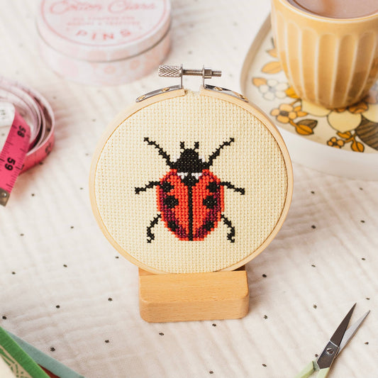 Beginner Ladybird Ladybug Cross Stitch Kit