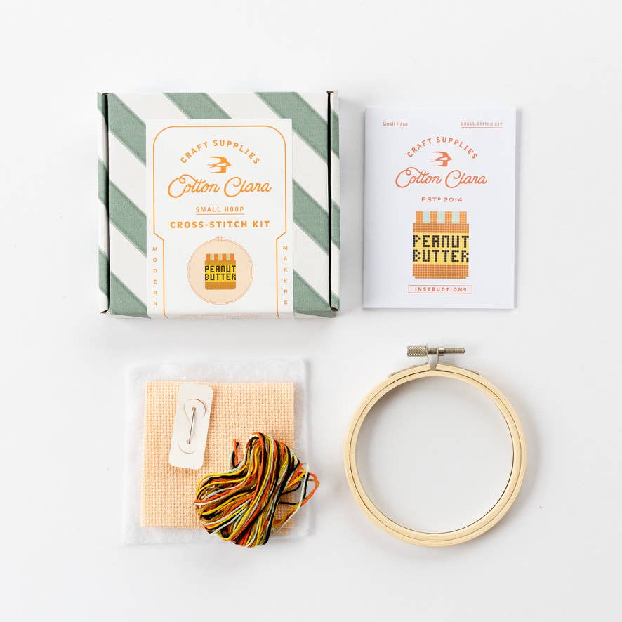 Peanut Butter Cross Stitch Kit