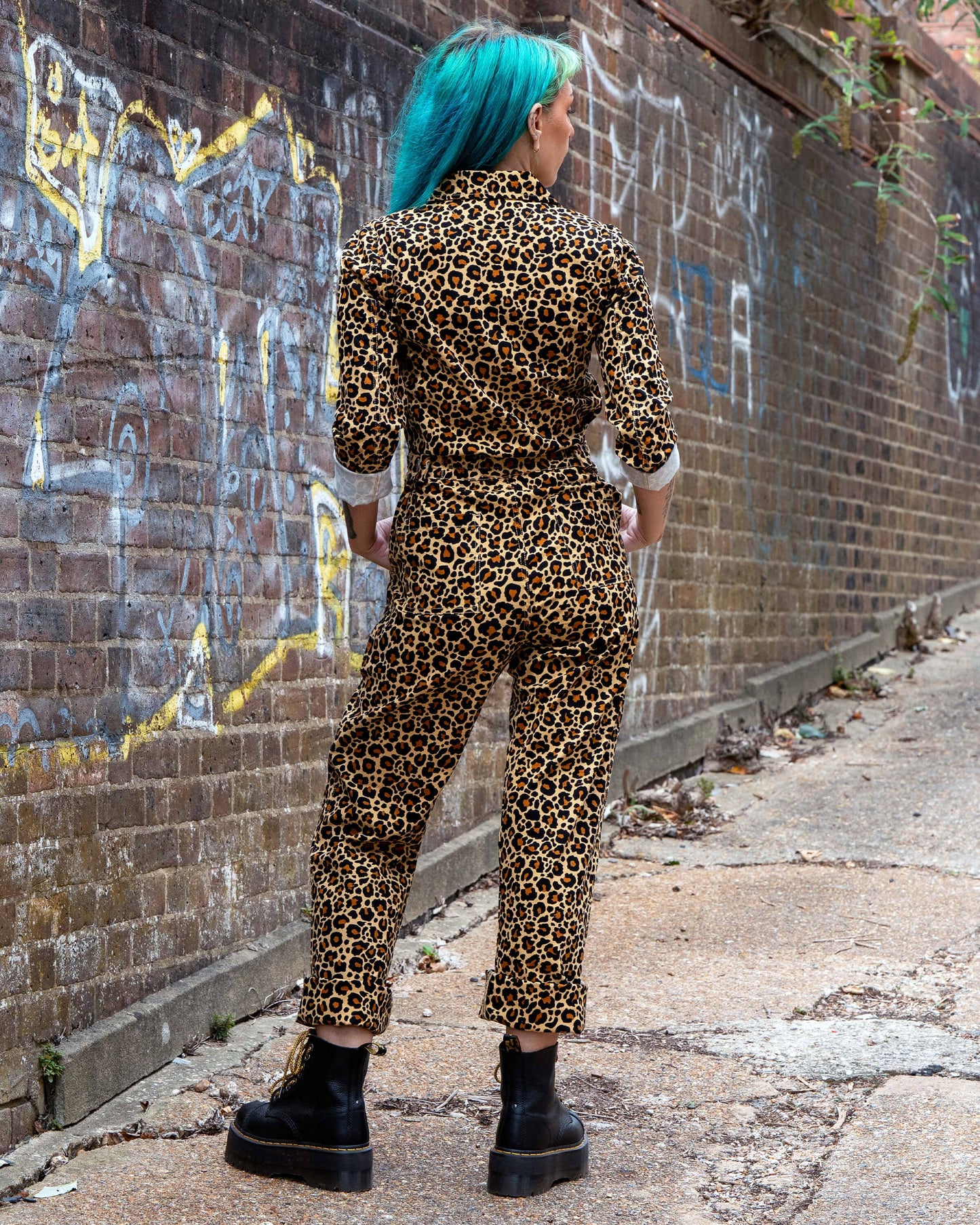 Rebel Romance Classic Leopard Print Boiler Suit
