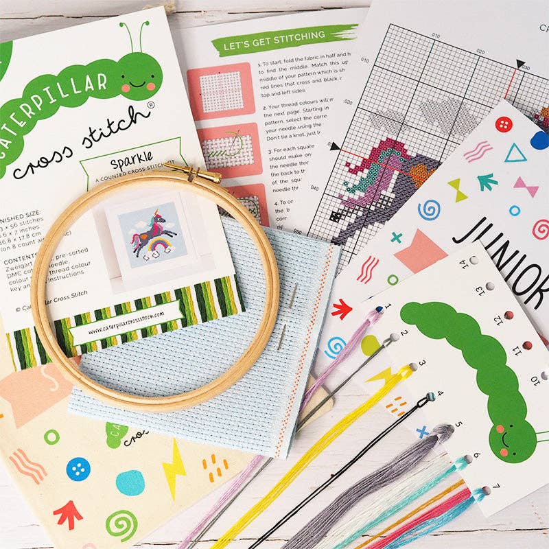 Sparkle Unicorn - Junior Cross Stitch Kit