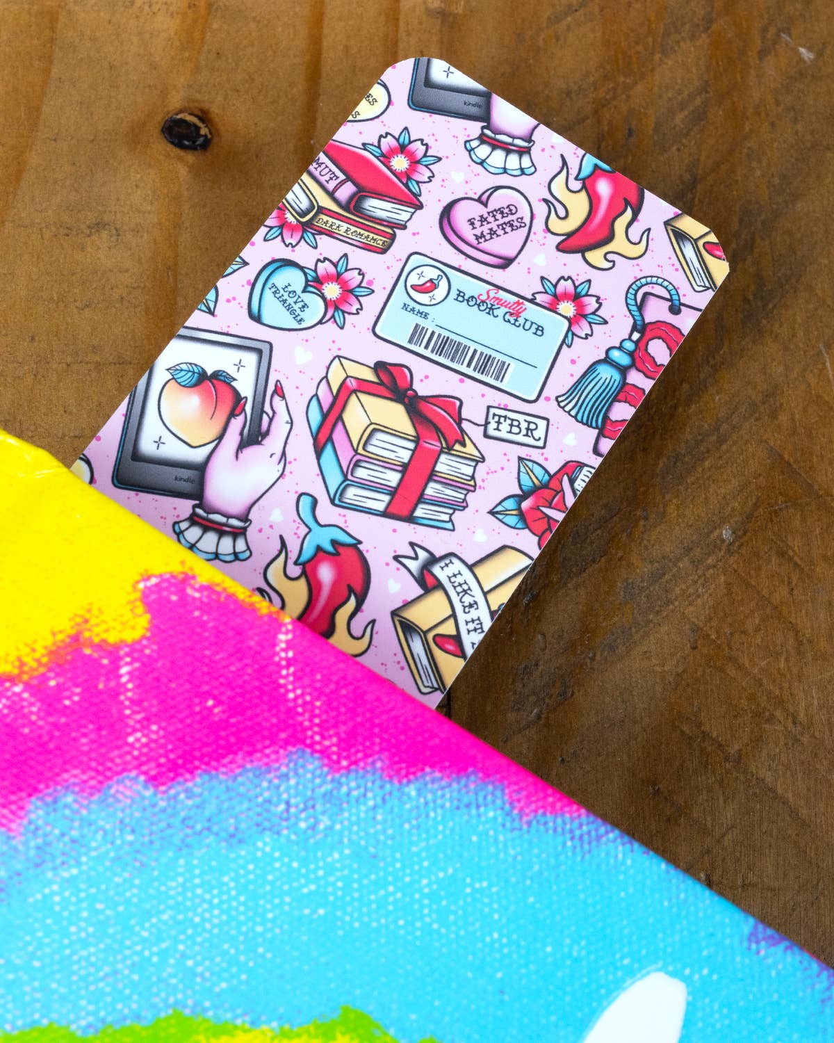 Smutty Book Club Tattoo-Style Bookmark